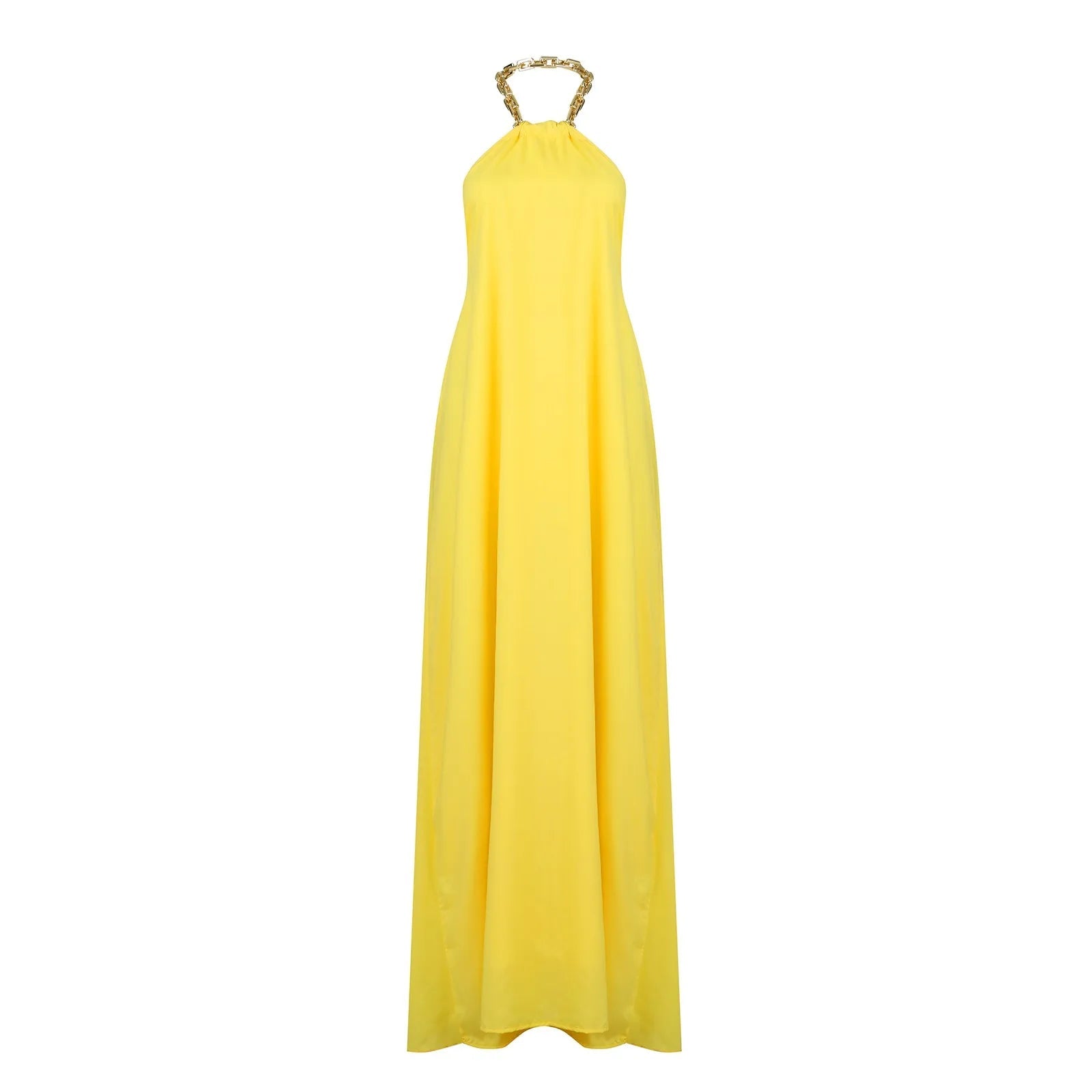 Vestido Longo de Festa sem Alça Clarissa
