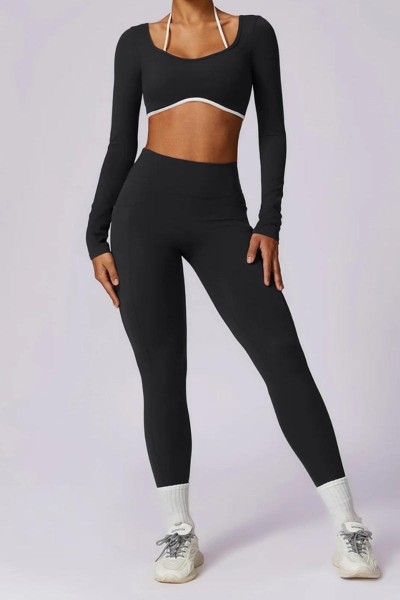 Conjunto feminino FitTech - Blusa e calça