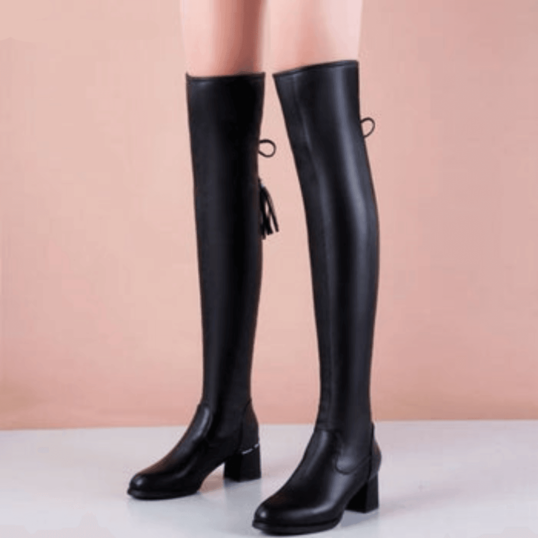 Bota Couro Ecológico Lunna Glam