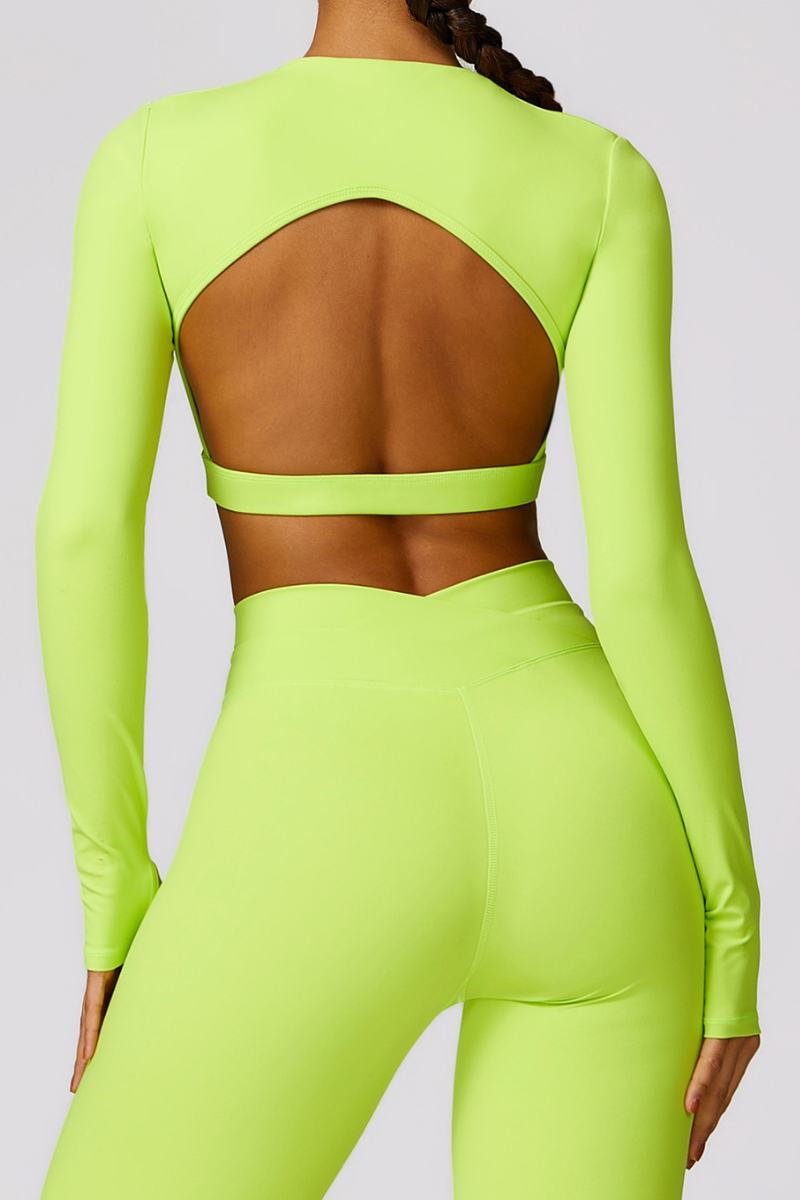 Conjunto feminino Top longo e calça FlexFlow - Com bojo