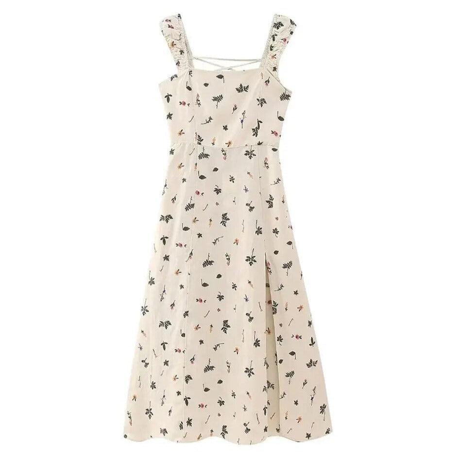 Vestido Midi Bordado Julie