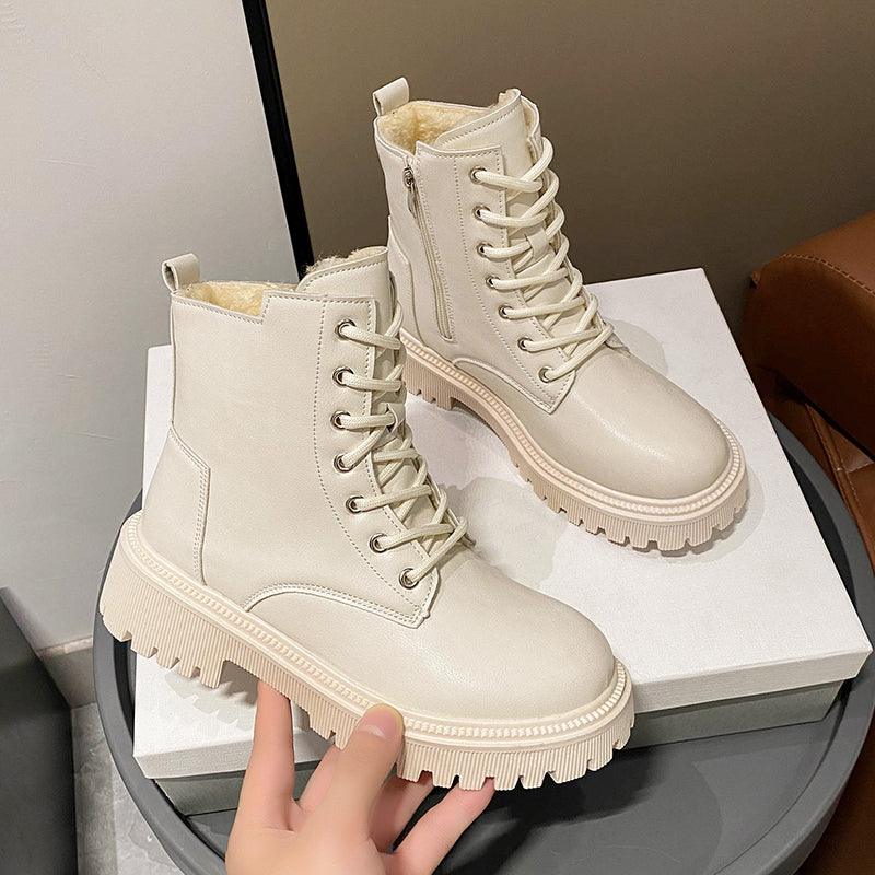 Bota Coturno Forrada Elegance