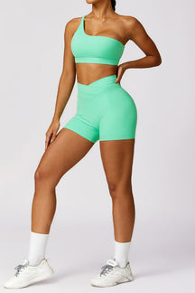 Conjunto feminino Top e Short FlexFlow - Com bojo