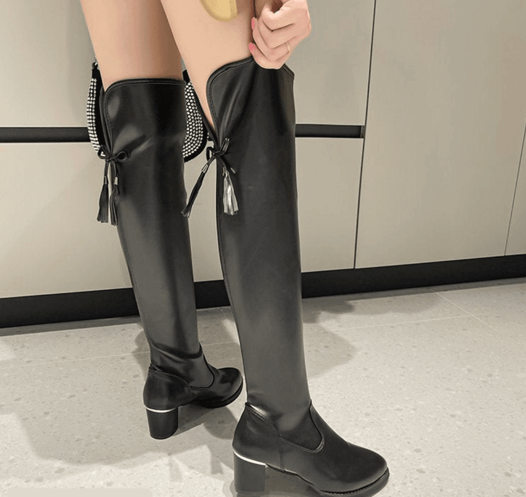 Bota Couro Ecológico Lunna Glam