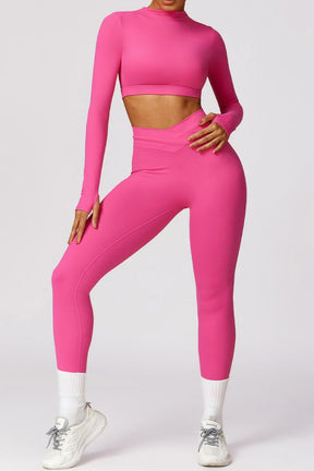 Conjunto feminino Top longo e calça FlexFlow - Com bojo
