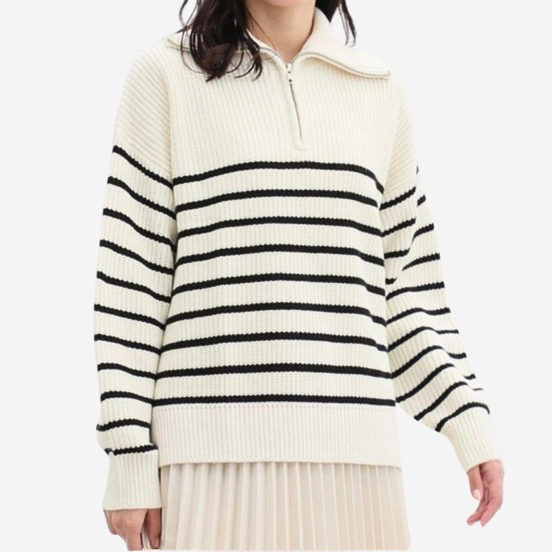 Blusa de Malha Listrada Rayane
