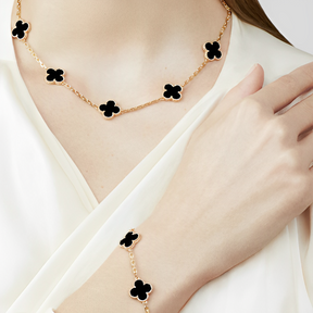 Pulseira Virgínia + COLAR DE BRINDE - Banhados a Ouro 18K