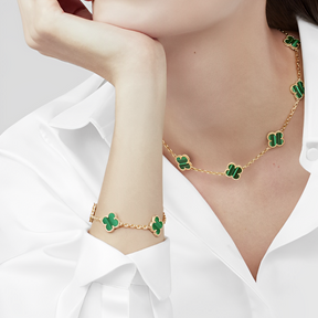 Pulseira Virgínia + COLAR DE BRINDE - Banhados a Ouro 18K