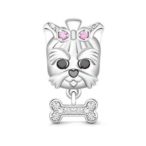 BERLOQUE CHARM PENDENTE "DOG SHITSU" - PRATA 925