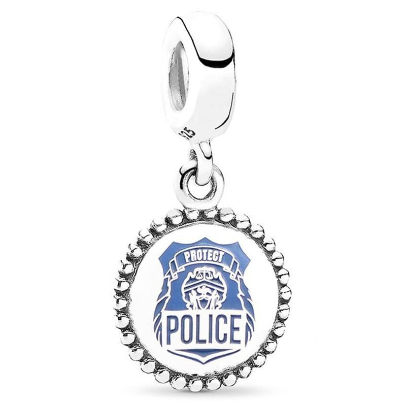 BERLOQUE CHARM PENDENTE "DISPOSITIVO POLÍCIA" - PRATA 925