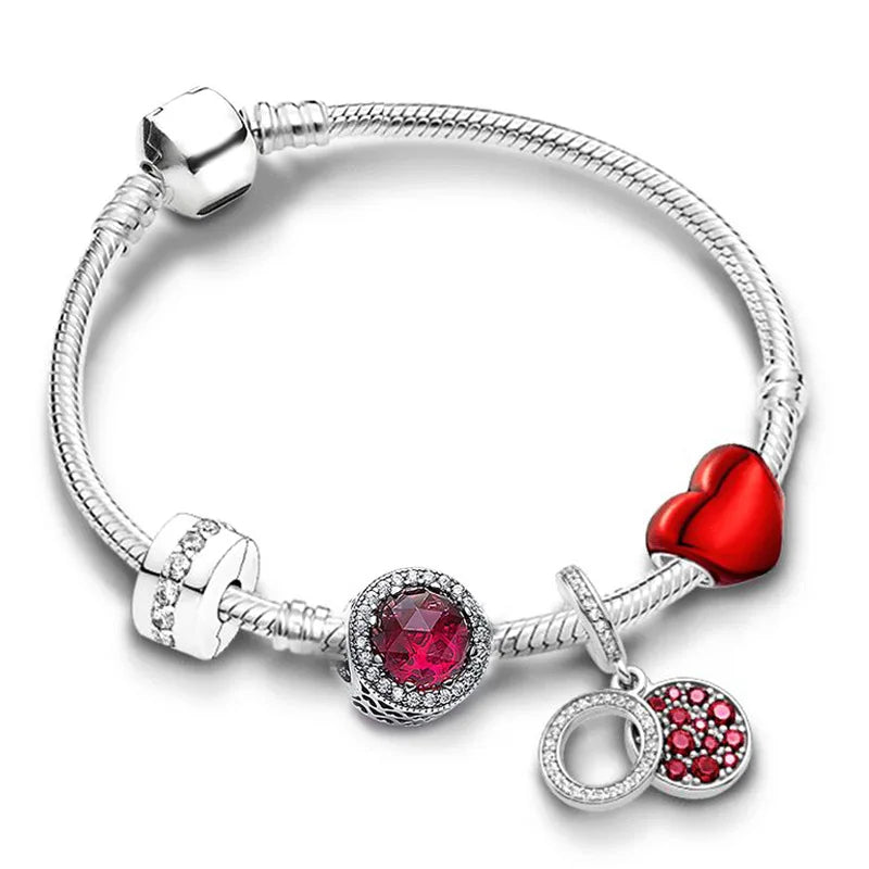 Pulseira Azzati Life Prata         + 5 Berloques Brinde