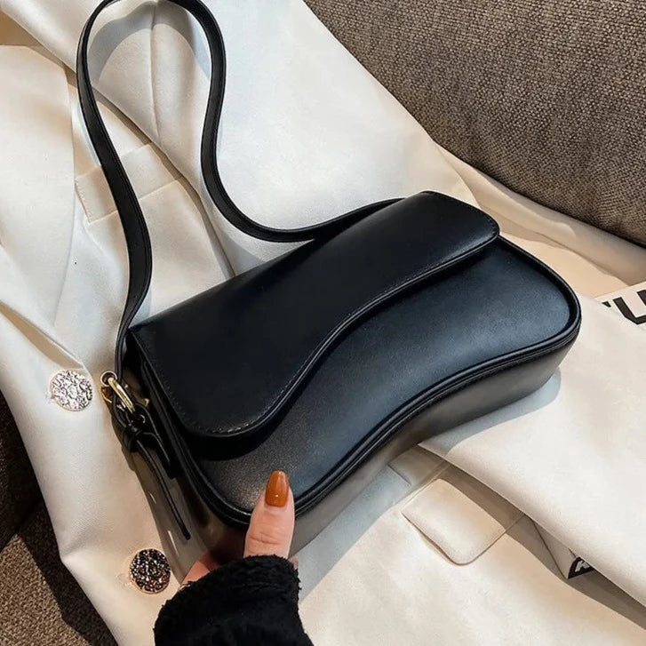 Bolsa de Ombro em Couro Simona