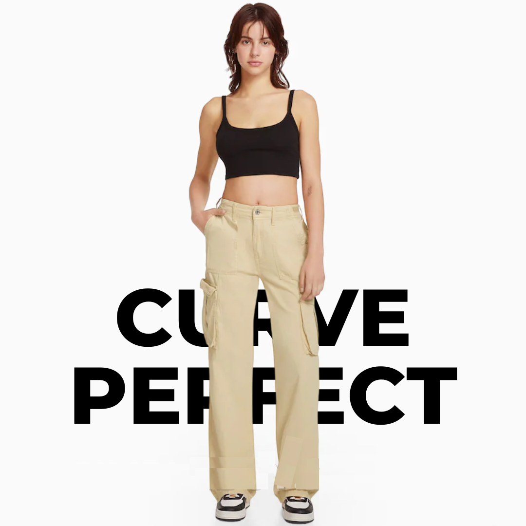 Calça Cargo Feminina com Regulagem de Cintura