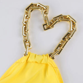 Vestido Longo de Festa sem Alça Clarissa